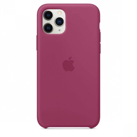 Чехол Apple iPhone 11 Pro Max Silicone Case - Pomegranate (MXM82)